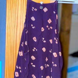 Cute purple floral blouse